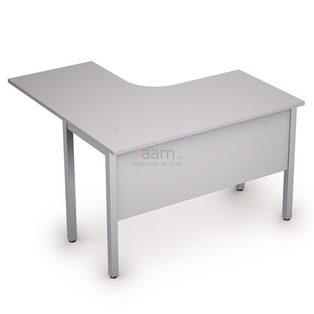 Мебель для персонала Стол криволинейный на металлических опорах правый 2МД.129