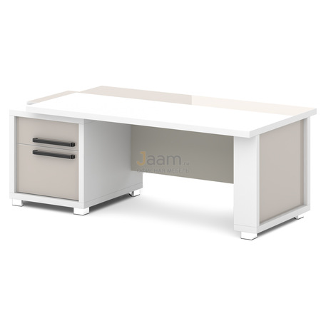 Кабинет руководителя Стол руководителя с одной тумбой L-114пр/л