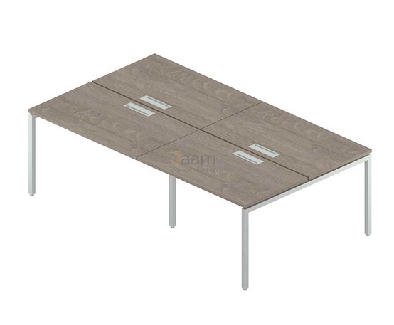 Мебель для персонала Двойная группа сдвоенных столов с люком RM-2.1(x4)+F-54