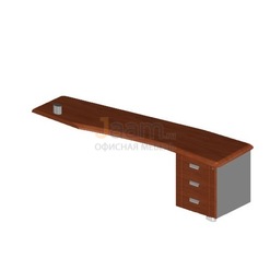 Кабинет руководителя Тумба с правым топом к столу СТ-1.0
