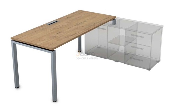 Мебель для персонала Стол для крепления на тумбу правый СТП-П.974
