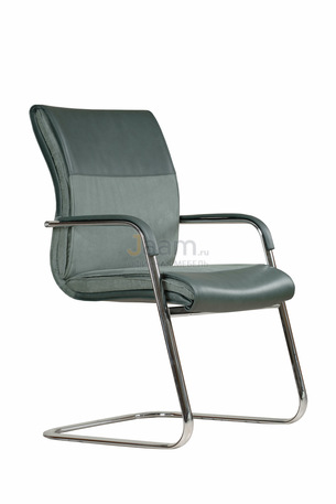 Кресло Лондон/В комб. Кожа стандартная/база хром