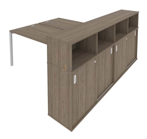 Мебель для персонала Рабочая станция с опорным шкафом-купе Б.РС-СШК-4.4