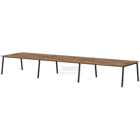 Мебель для персонала Бенч-система на 6 рабочих мест на металлокаркасе Т-161