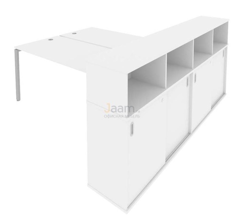 Мебель для персонала Рабочая станция с опорным шкафом-купе Б.РС-СШК-4.5