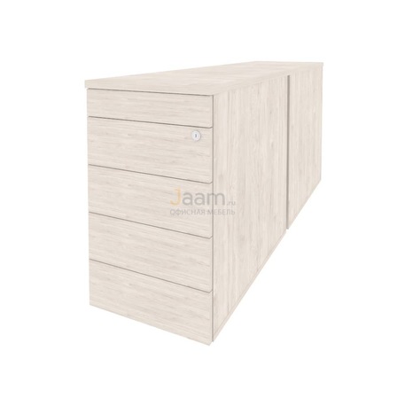 Мебель для персонала Офисная тумба приставная/опорная O.TPO-2.8 TIP