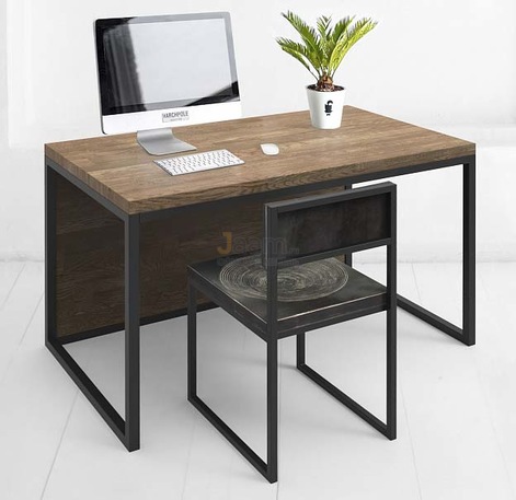 Мебель для персонала Стол рабочий с панелью METALFRAME OAK