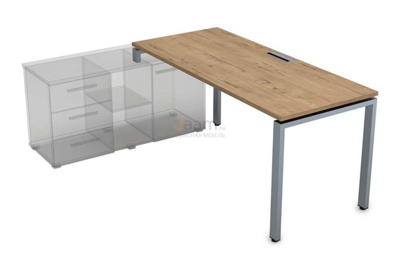 Мебель для персонала Стол для крепления на тумбу левый СТЛ-П.985