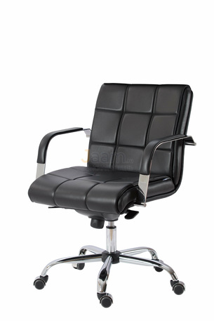 Кресло Верона/Д кожа LUX стандарт/база хром