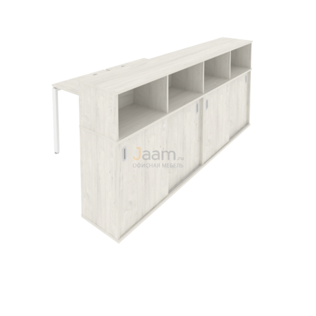 Мебель для персонала Рабочая станция с опорным шкафом-купе Б.РС-СШК-4.1