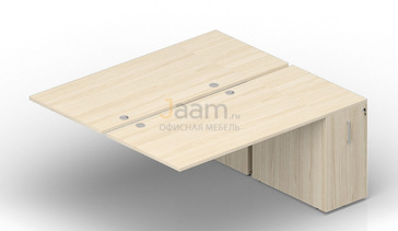 Мебель для персонала Приставной элемент (4 громмета) 2TPG168T072