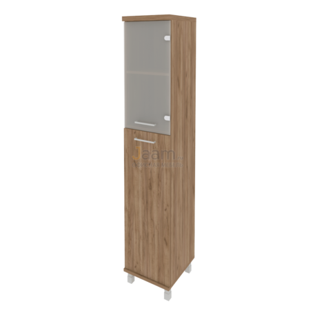 Кабинет руководителя Офисный шкаф высокий узкий правый KSU-1.7 Пр