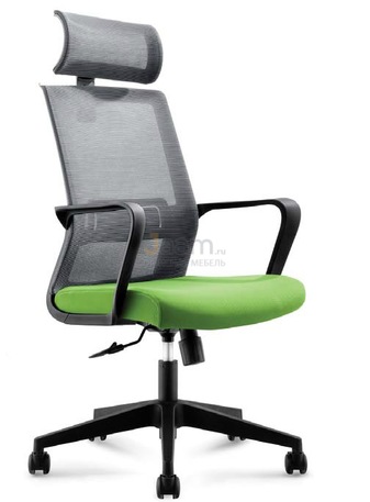Кресло Интер CH-180A серо-зеленое