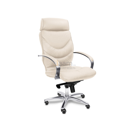 Кресло LEEDS CHROME A кожа+кож.зам.