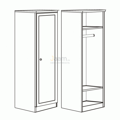 Мебель для гостиниц Гардероб правый R6701