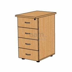 Мебель для персонала Офисная тумба приставная с замком ТФ222